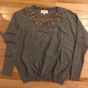 Anthropologie Angel of the North sweater